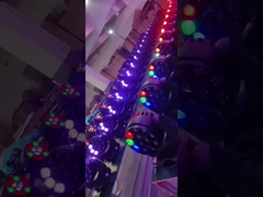 12pcs 40W RGBW 4 In 1 LED ビーム 洗濯 移動 ヘッドライト 結婚式のライト